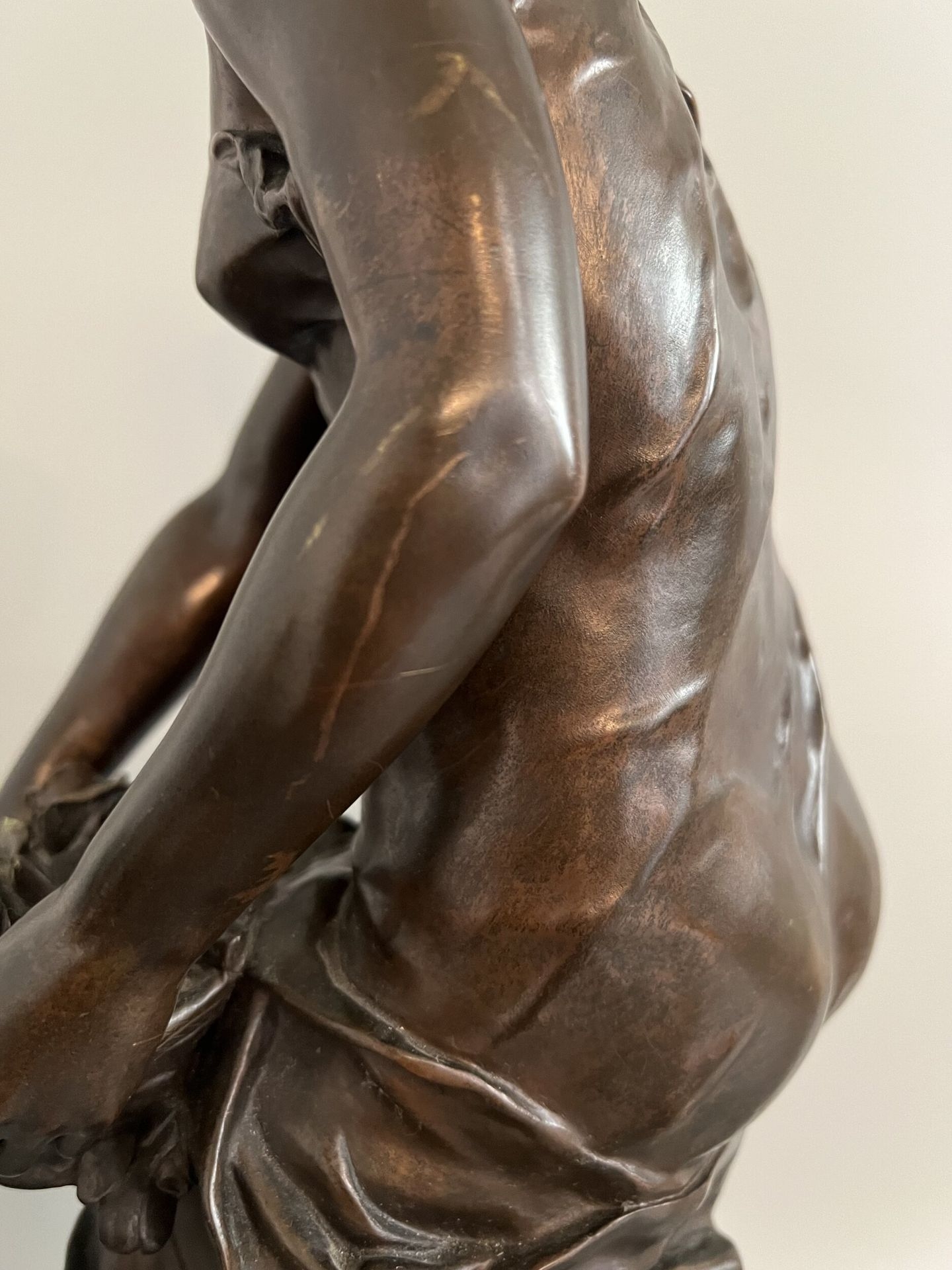 Artwork by Jean-Baptiste Germain, The Thought, Made of Bronze
