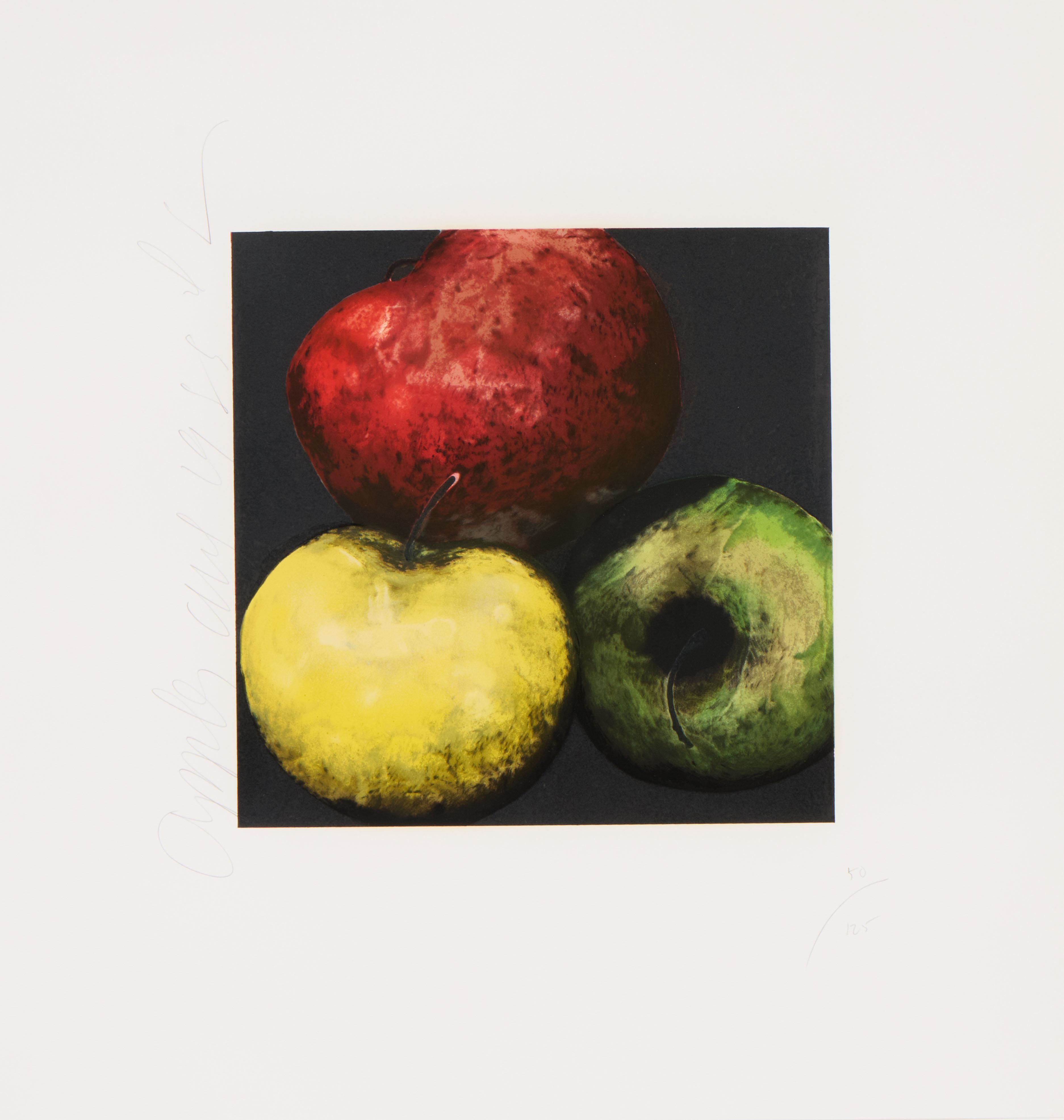 Artwork by Donald Sultan, Four Works from 'Fruits and Flowers, Made of Screenprint