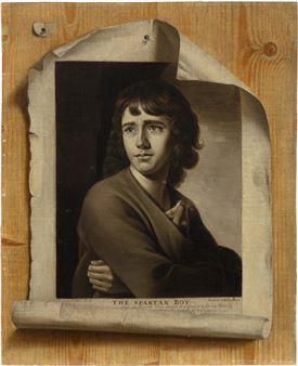 Trompe-l'œil of The Spartan Boy - Strickland Lowry