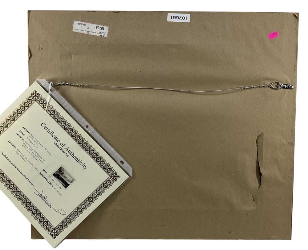 Artwork by John Constable, a Summerland, Made of Engraving Print On Paper