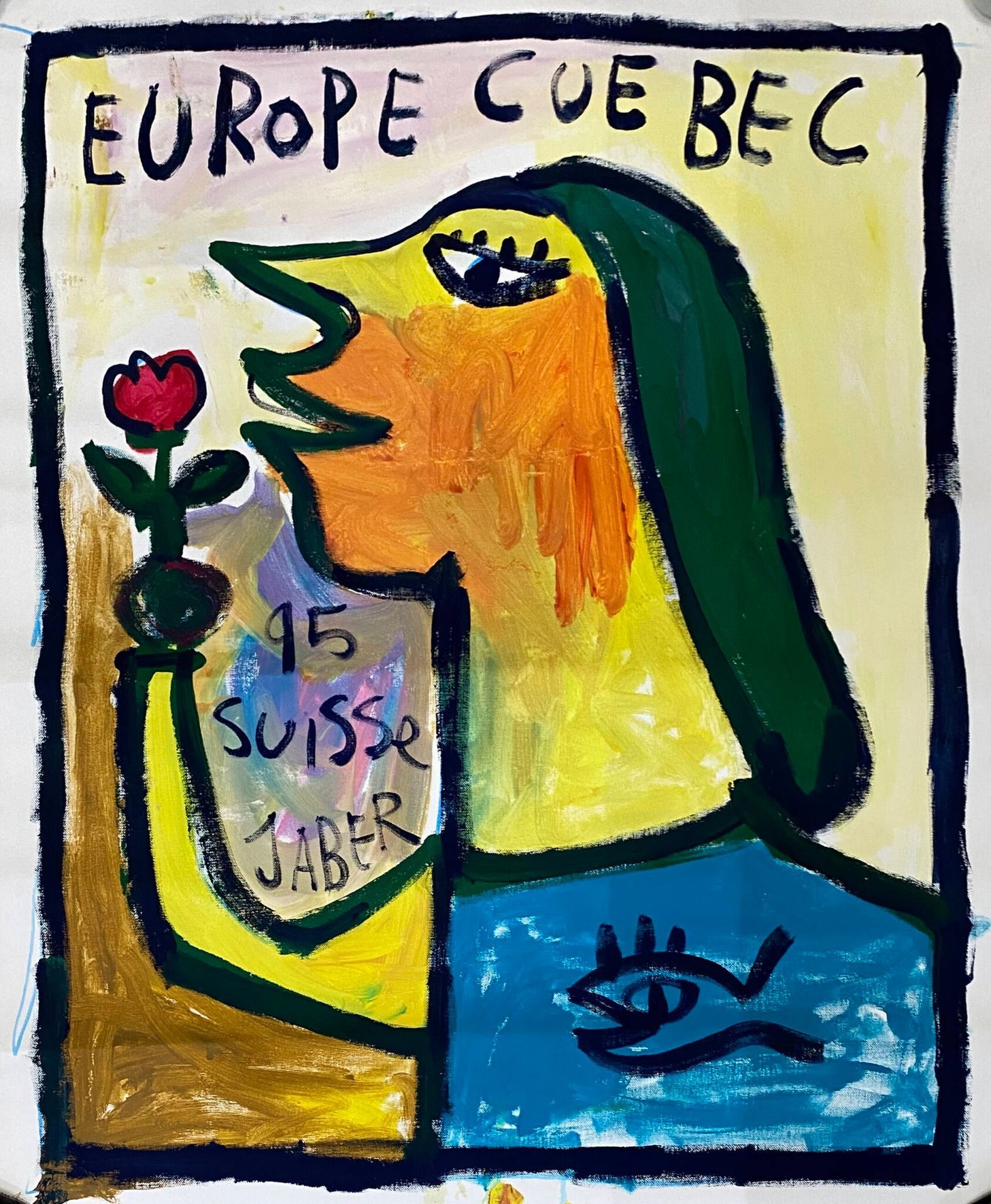Jaber al Mahjoub | Europe Cuebec Switzerland (1995) | MutualArt