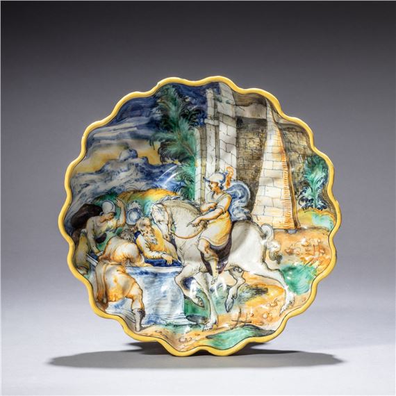 An istoriato crespina - Italian School, 16th Century