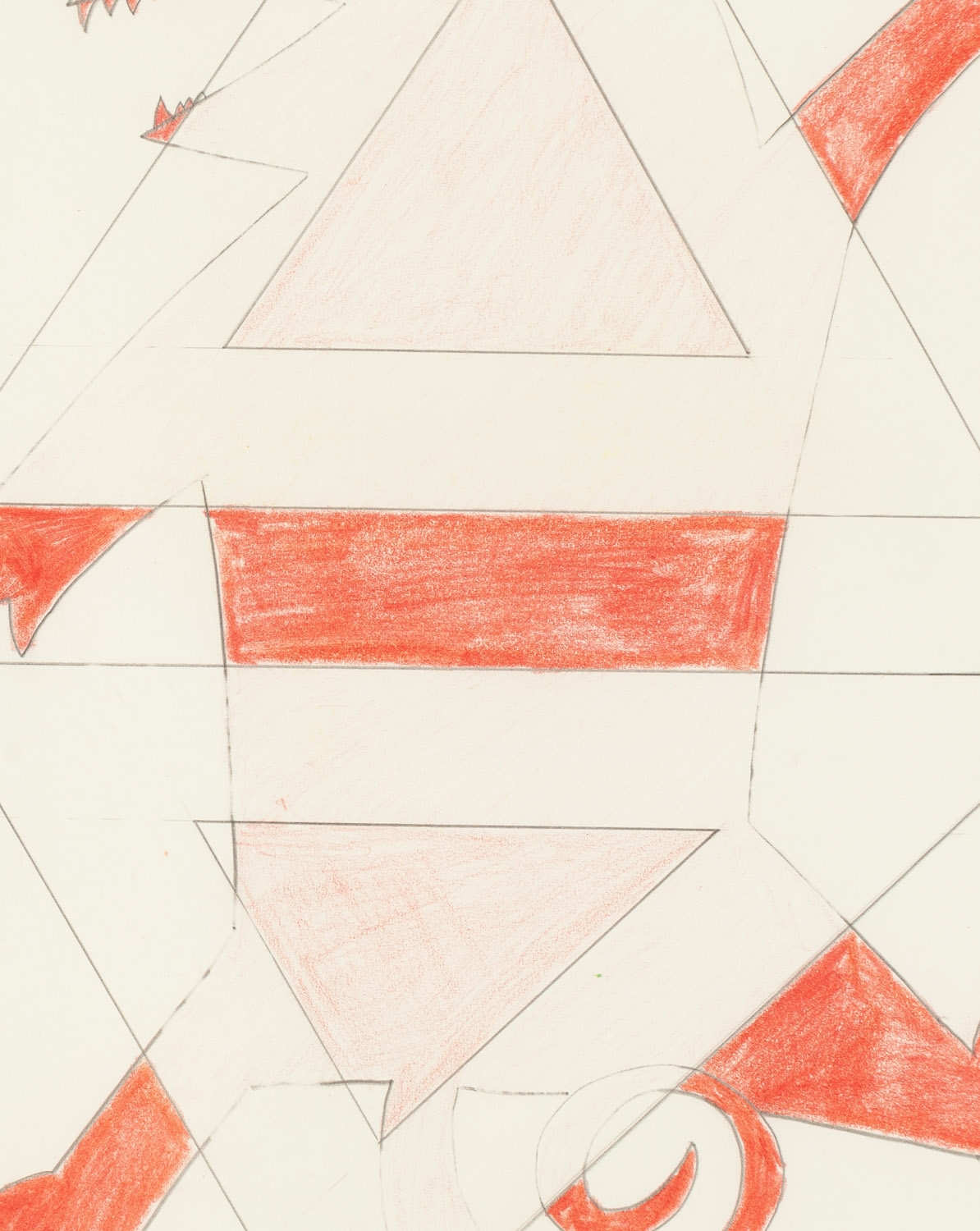 Artwork by Pawel Kowalewski, Untitled, Made of pencil, crayon/paper