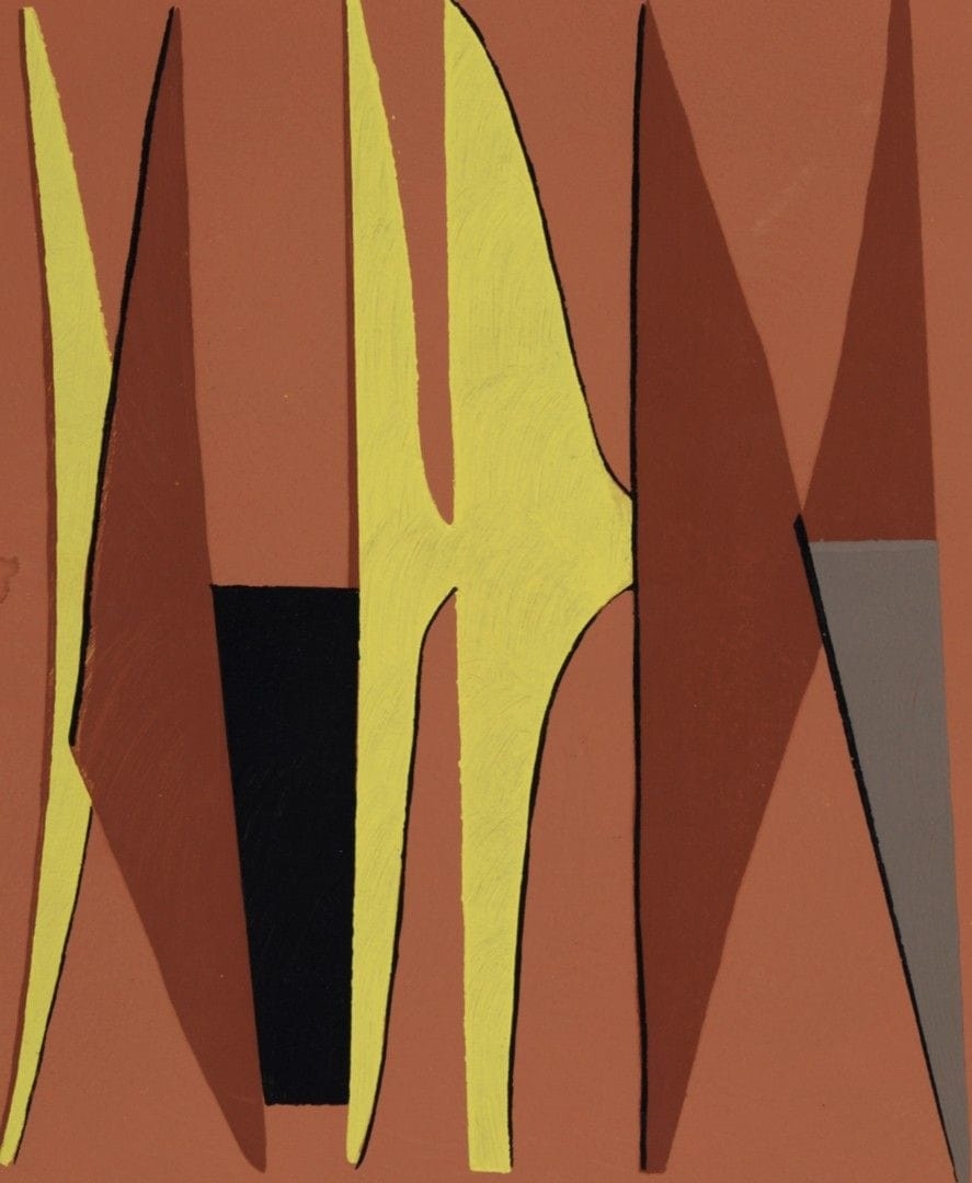 Artwork by Alberto Magnelli, Testimonies to Abstract Art I, Made of Stencil On Wove Paper