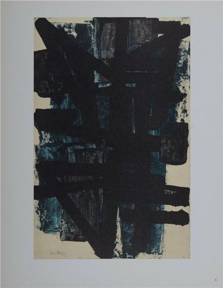 Composition #6 - Pierre Soulages