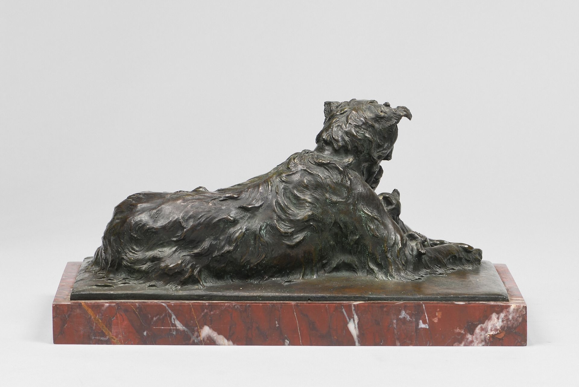 Artwork by Charles Paillet, The two friends, Made of Bronze