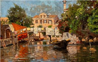 Venezia, panni al sole - Vettore Zanetti-Zilla