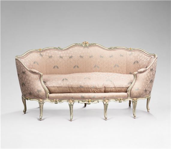 A Louis XV painted sofa - Nicolas Heurtaut