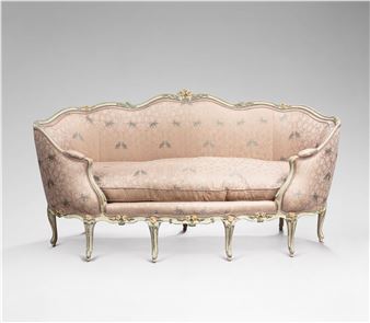 A Louis XV painted sofa - Nicolas Heurtaut