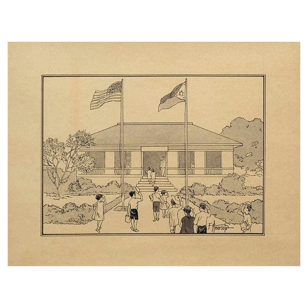 Artwork by Fernando Amorsolo, Untitled, Made of Ink And Graphite On Paper