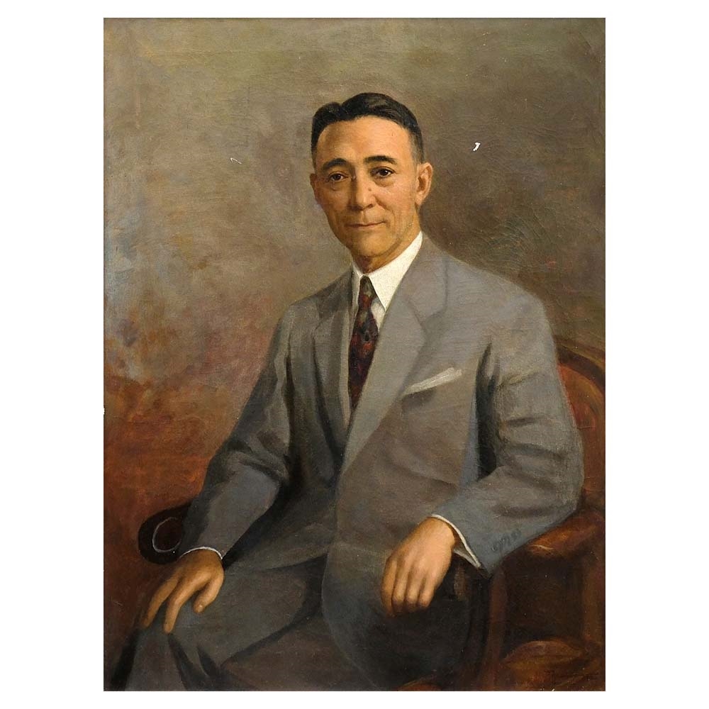 Artwork by Fernando Amorsolo, Portrait, Made of Oil On Canvas