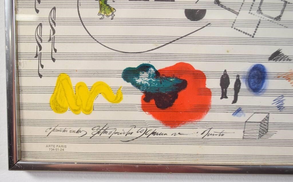 Artwork by Saul Steinberg, 2 Saul Steinberg Posters Spoleto, Fondation Maeght, Made of Vintage Posters