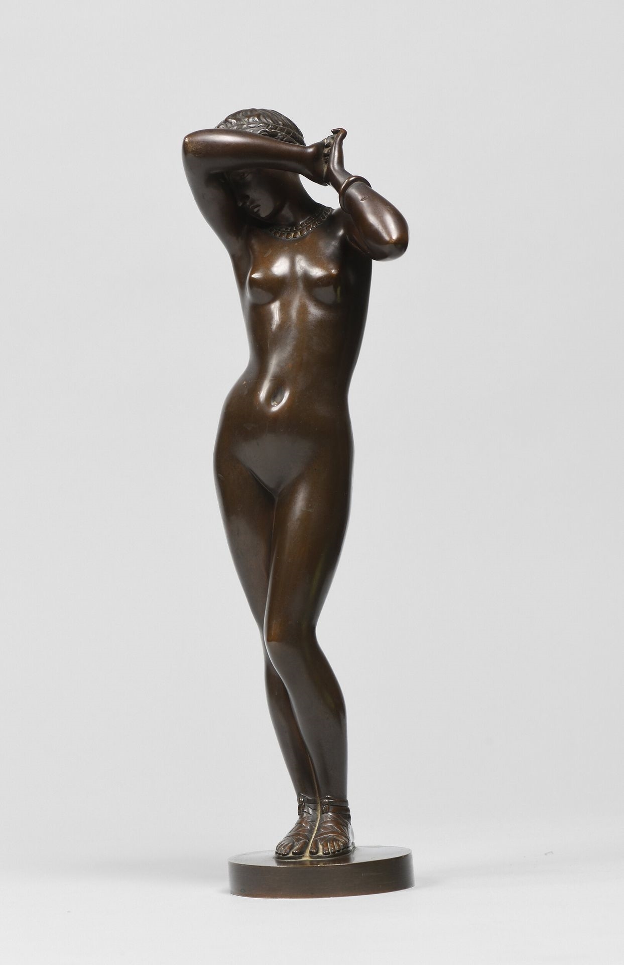 Jean Alexandre Joseph Falguière | Slave with collar | MutualArt