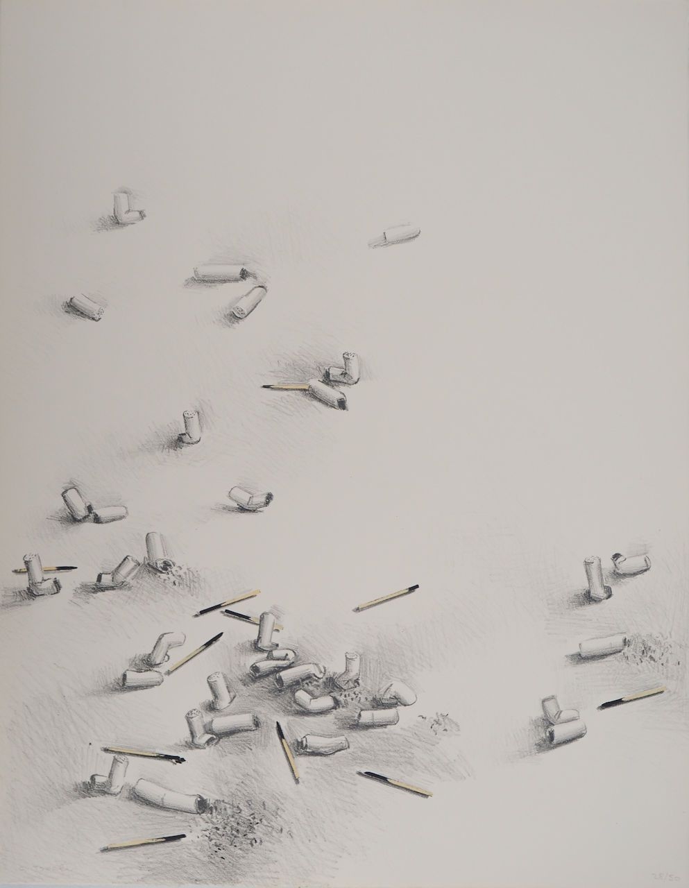 Artwork by Costas Tsoclis, Bursting, Made of Original Lithograph