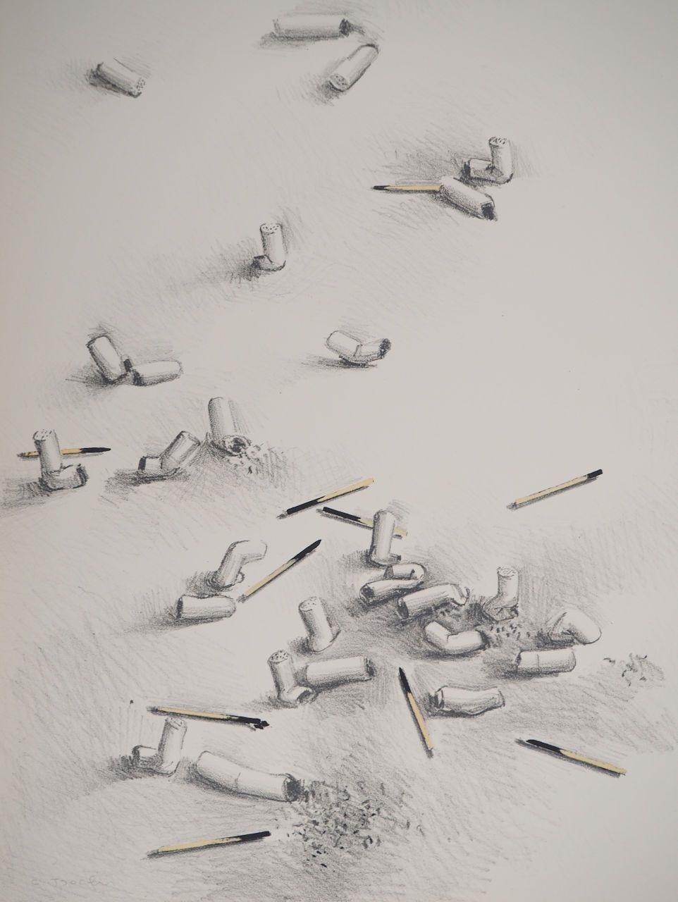 Artwork by Costas Tsoclis, Bursting, Made of Original Lithograph