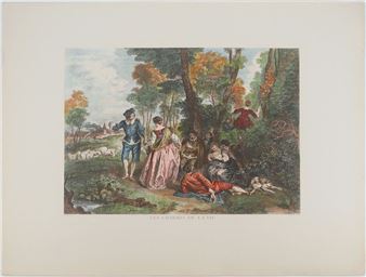 Pastoral Pleasure - Jean-Antoine Watteau