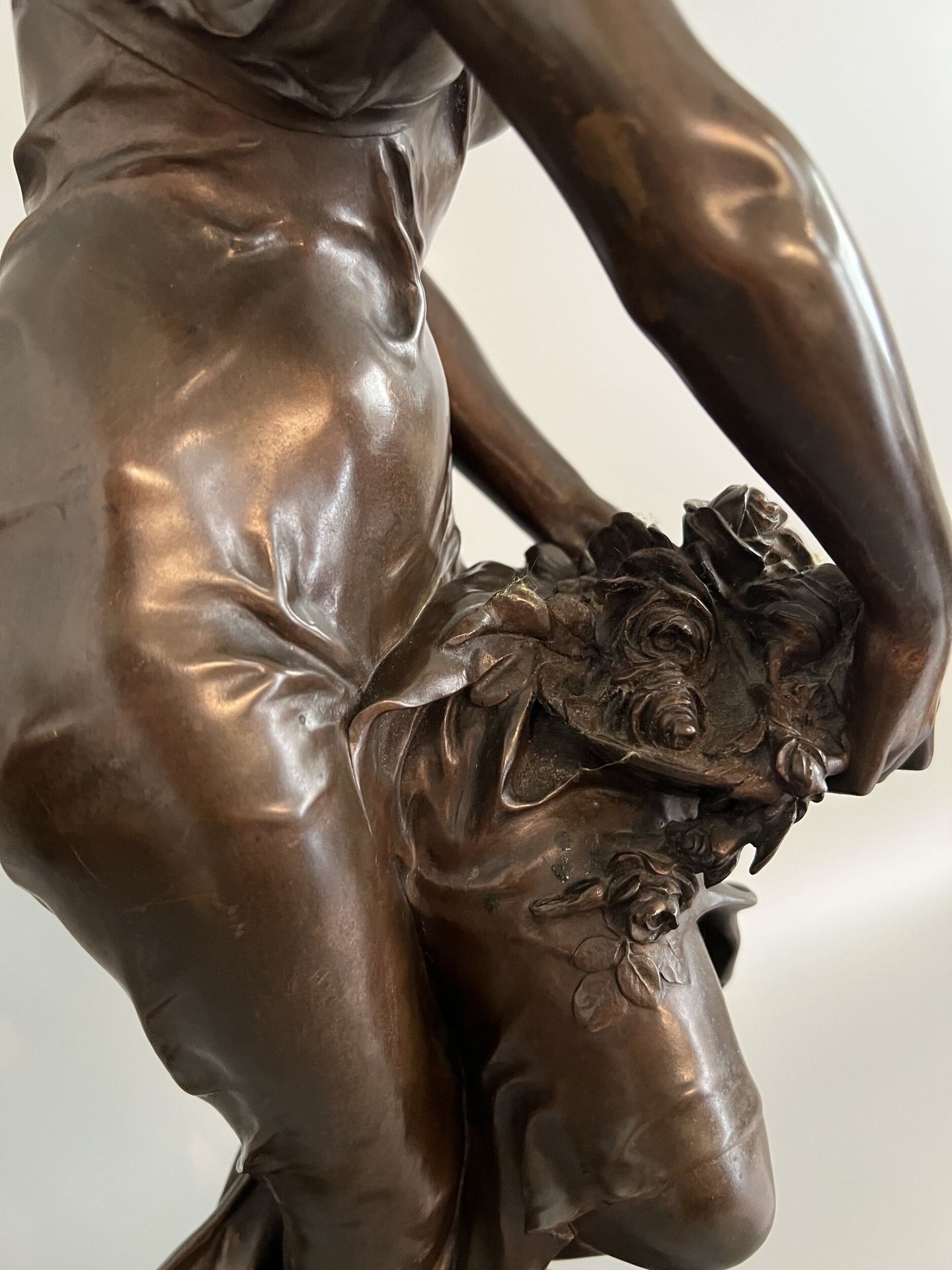 Artwork by Jean-Baptiste Germain, The Thought, Made of Bronze