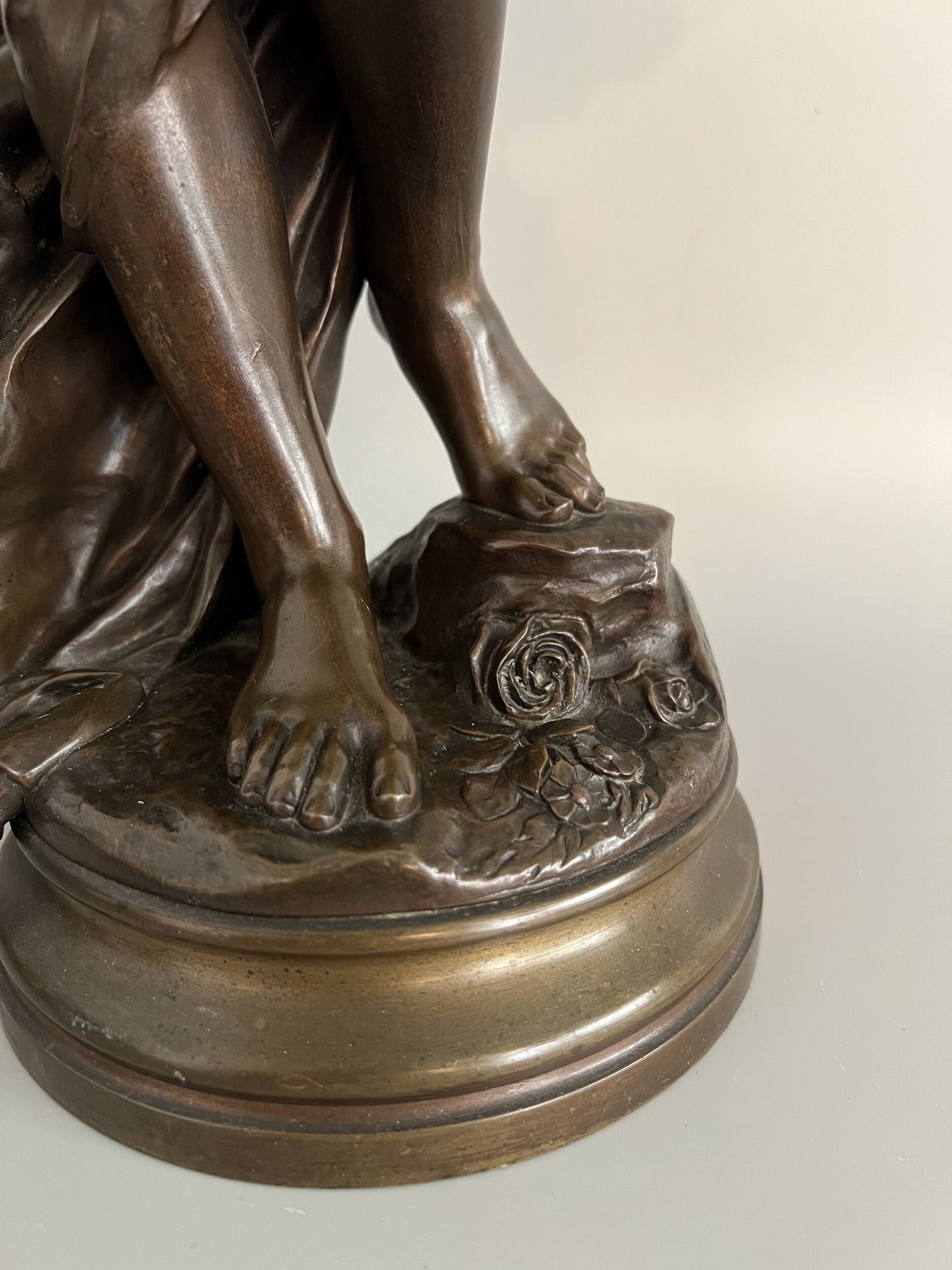 Artwork by Jean-Baptiste Germain, The Thought, Made of Bronze