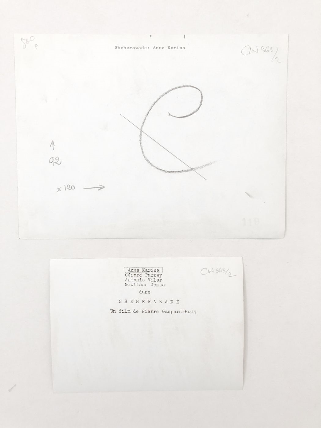 Artwork by Jean-Luc Godard, Shéhérazade, Made of Silver Prints