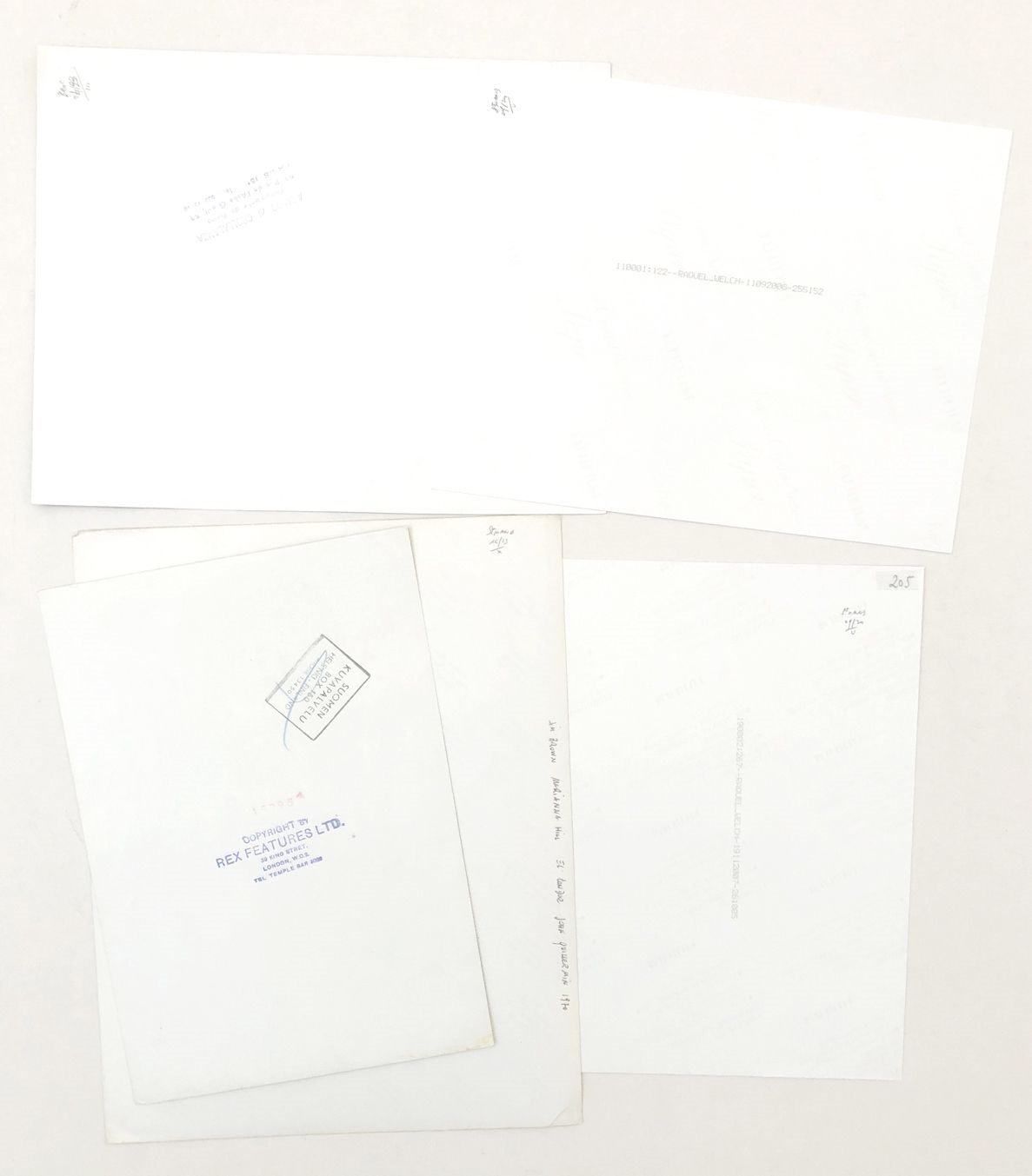 Artwork by Raquel Welch, Untitled, Made of Silver Prints