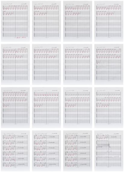 Partitur (I, 1993 - Hanne Darboven