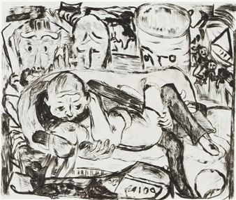 Liebespaar II - Max Beckmann