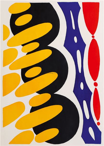 Ernst Wilhelm Nay | Blaufiguration | MutualArt