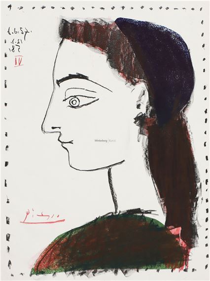 Jacqueline au Mouchoir noir