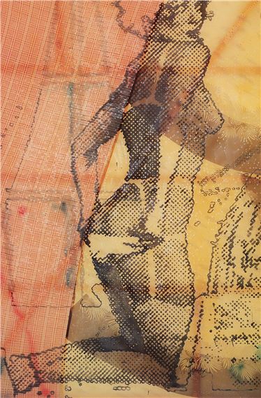 Kniender weiblicher Akt - Sigmar Polke