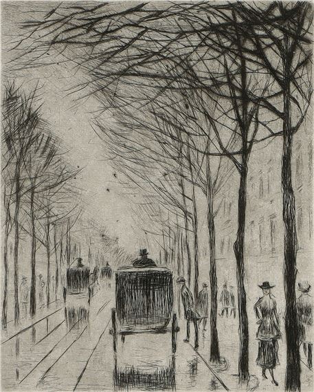 Straßenbild Klein Bellevuestraße - Lesser Ury