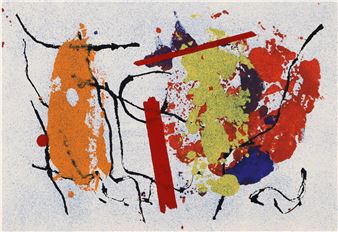 Komposition in Rot, Orange, Gelb, Blau und Schwarz – Epitaph für Karl Amadeus Hartmann - Theodor Werner