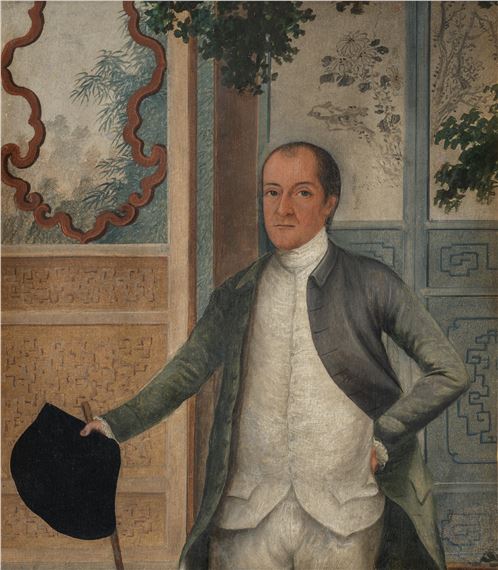 Portrait of a Western merchant