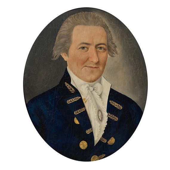Portrait of an officer of the East India Company