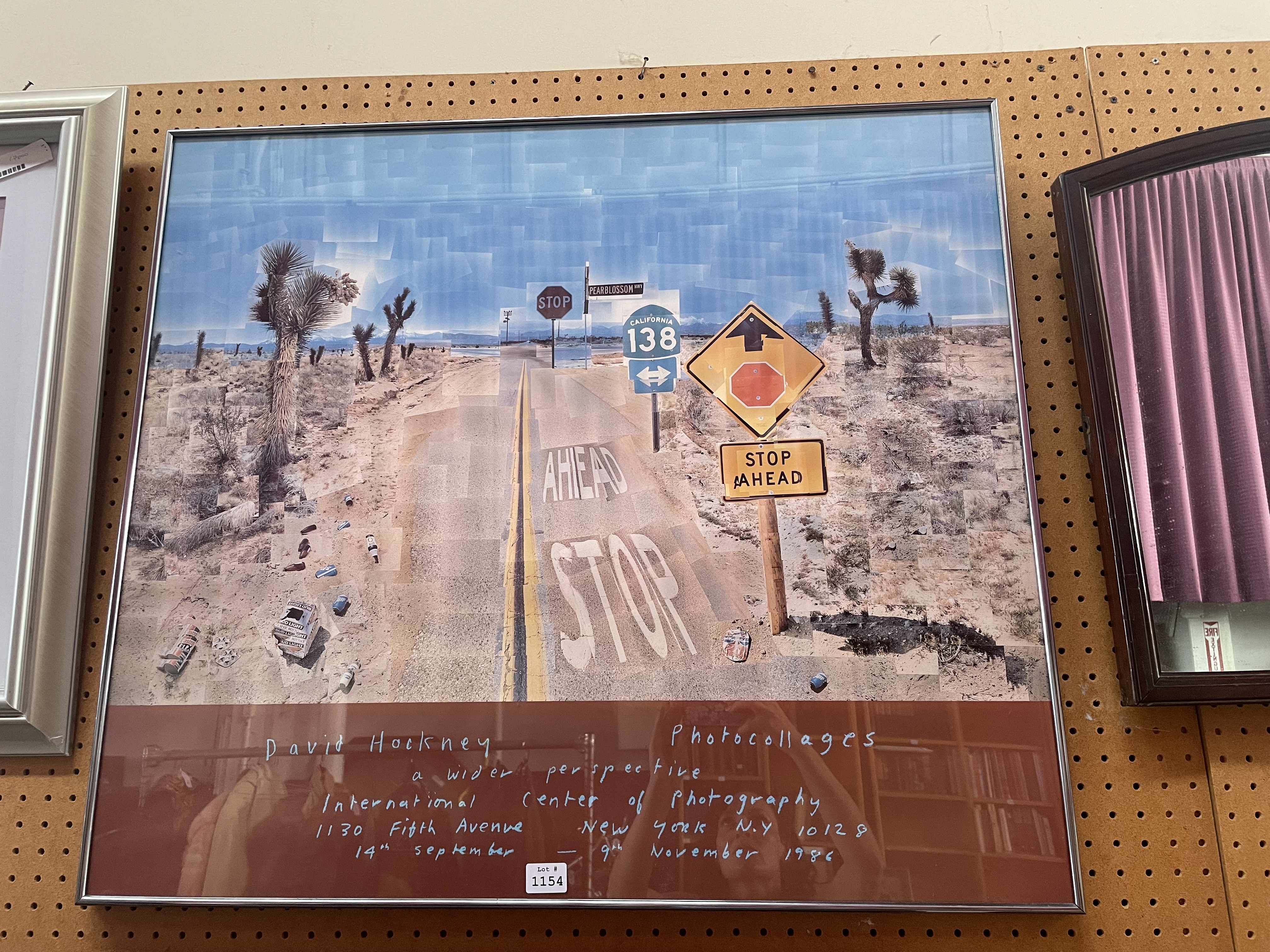 Artwork by David Hockney, Pear Blossom, Made of offset poster