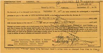 1,000,000 Loan Document