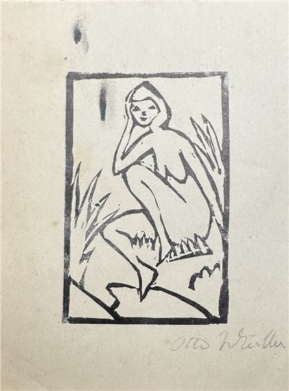 Femme assise - Otto Müller