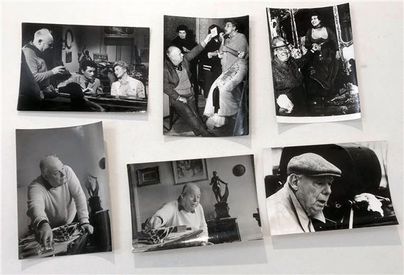 Portrait, on the set of Elena et les hommes - Jean Renoir