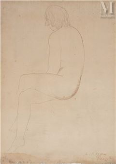 Nu de dos - Moissey Kogan