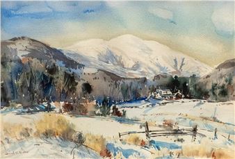 Winter Landscape - David Curtis
