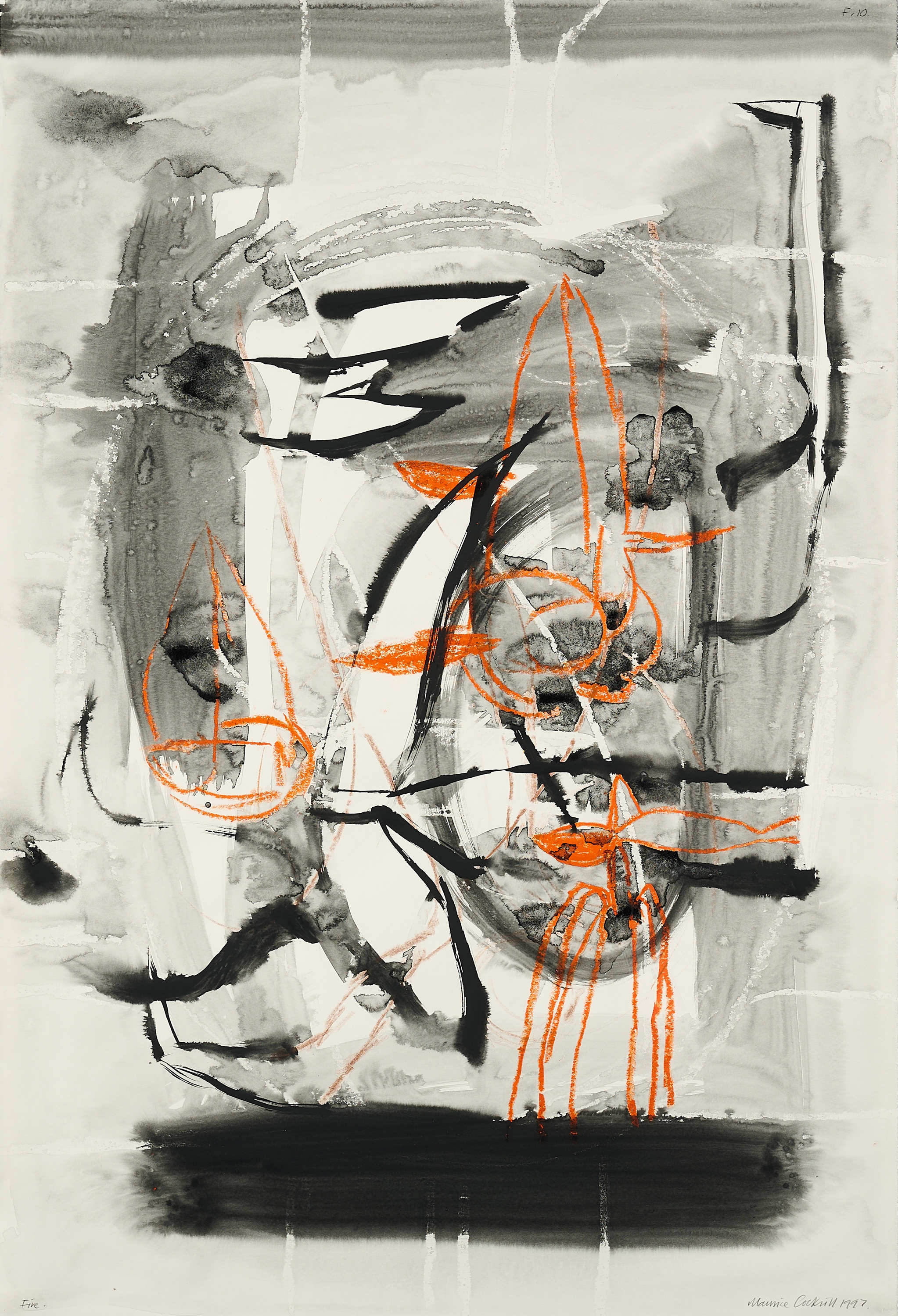 Maurice Cockrill | Fire (1997) | MutualArt