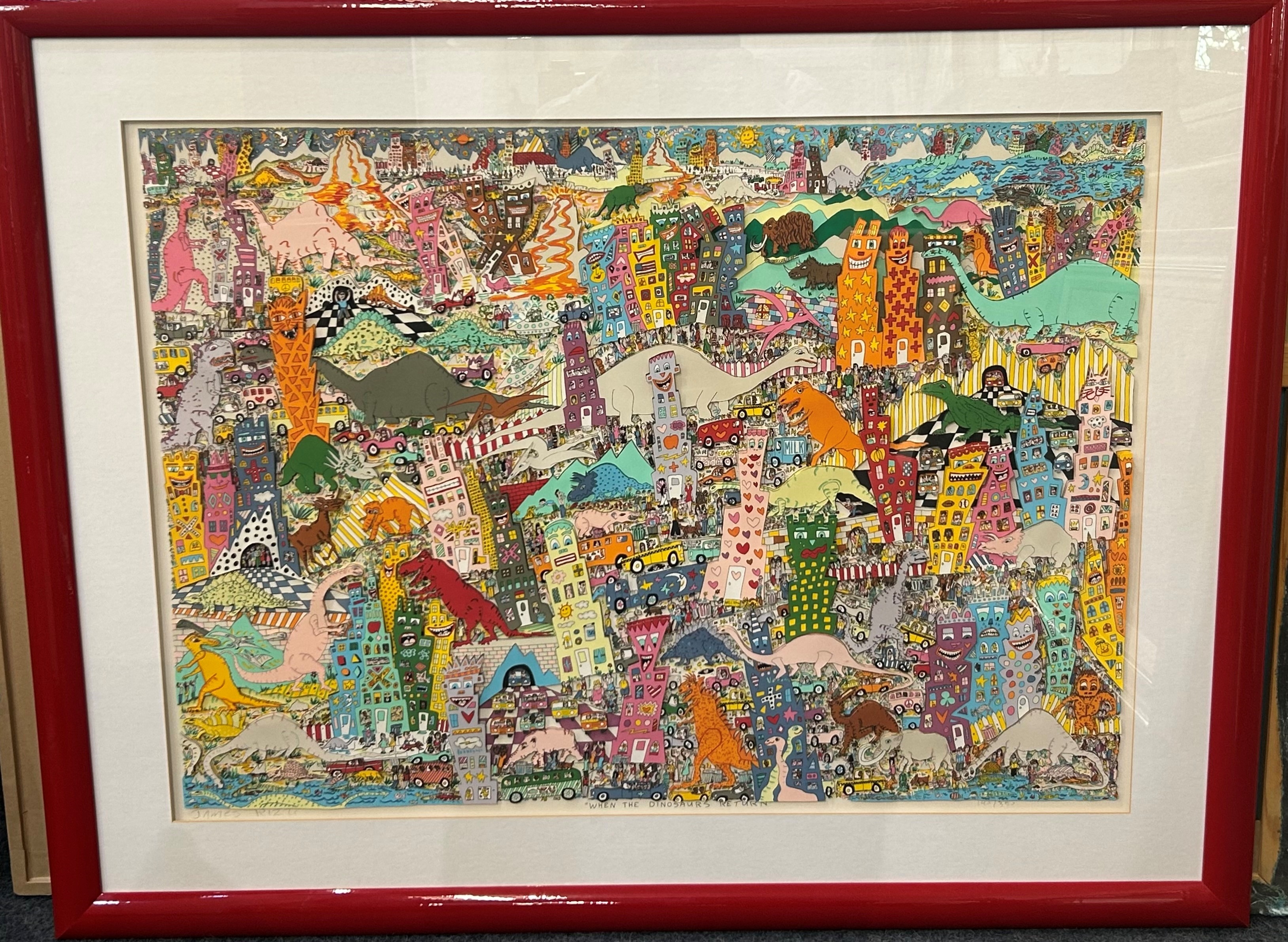 James Rizzi | When the Dinosaurs Return | MutualArt
