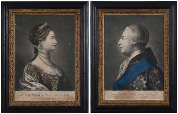 Pair of Royal Portraits - Jeremiah Meyer