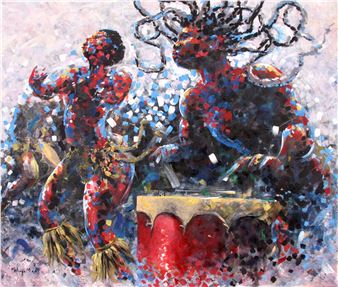 ZULU DANCER AND DRUMMER - Mbongeni Mhlongo