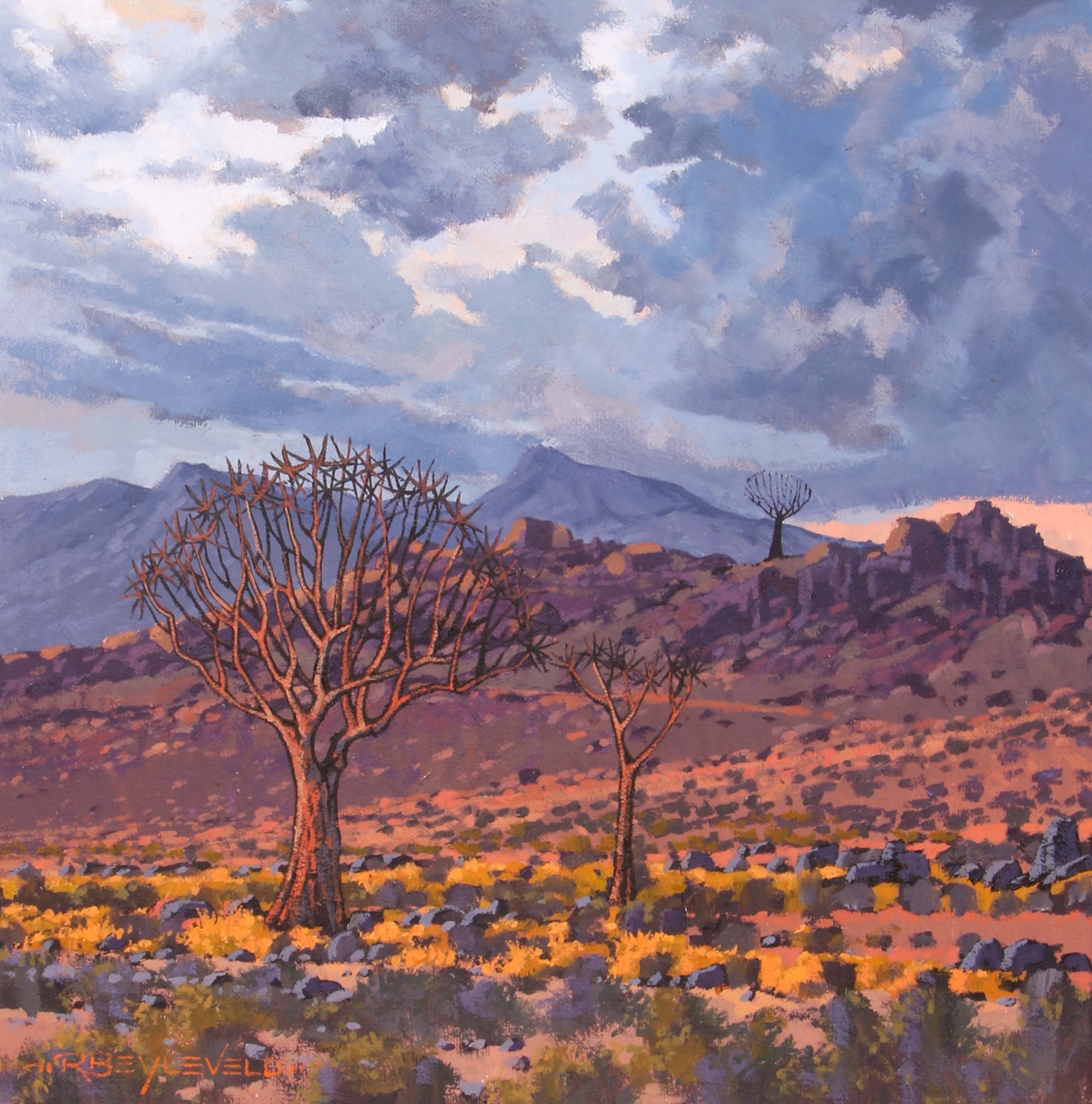 Richard Beyleveld | QUIVER TREES IN MOODY SETTINGS | MutualArt