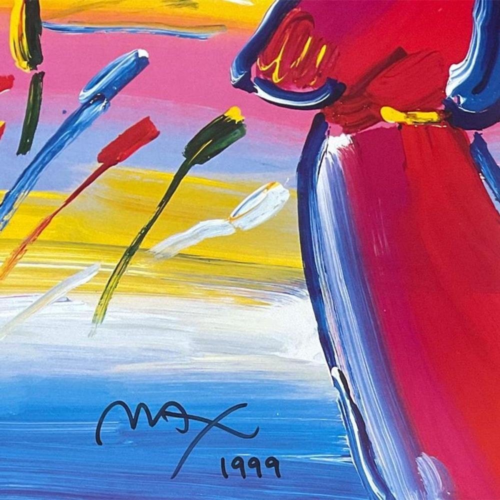 Peter Max | Walking in Reeds | MutualArt