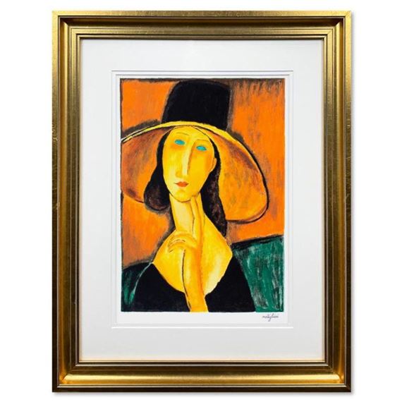 Protrait Of A Woman With Hat