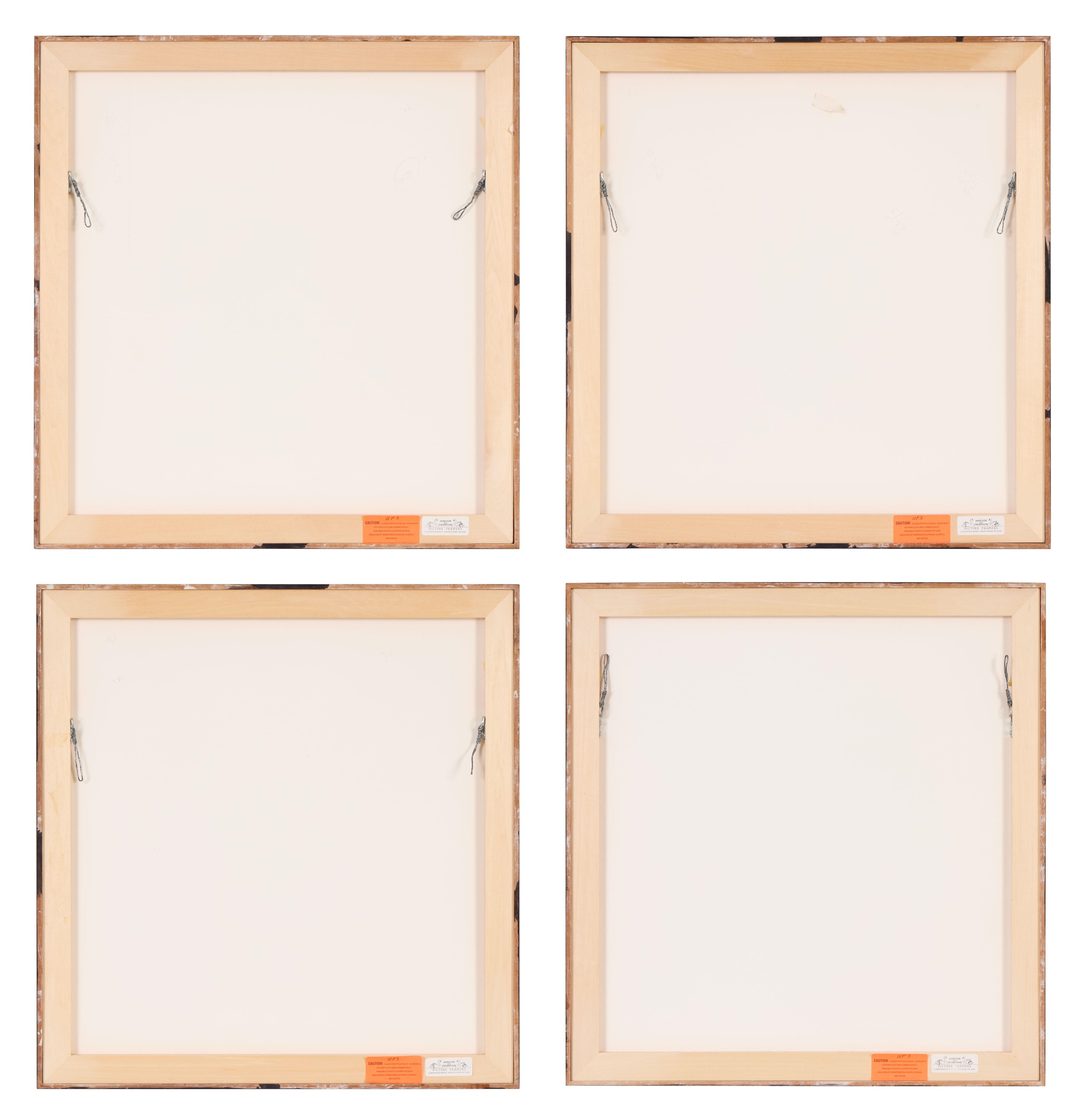 Artwork by Donald Sultan, Four Works from 'Fruits and Flowers, Made of Screenprint