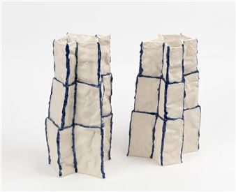 Vase with Cobalt Blue (2 - Lucy Tolan