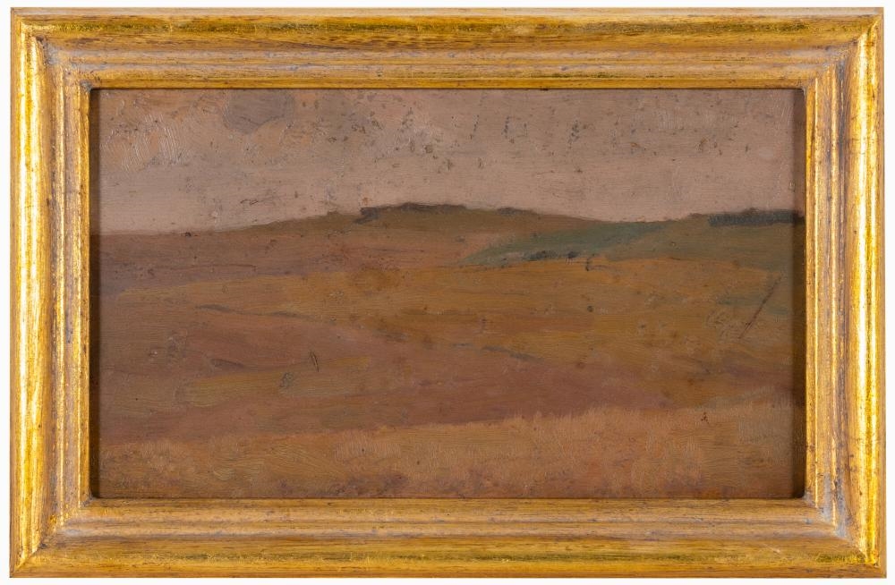 Artwork by E. Phillips Fox, Twilight Landscape, Made of Oil On Panel