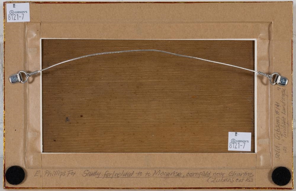 Artwork by E. Phillips Fox, Twilight Landscape, Made of Oil On Panel